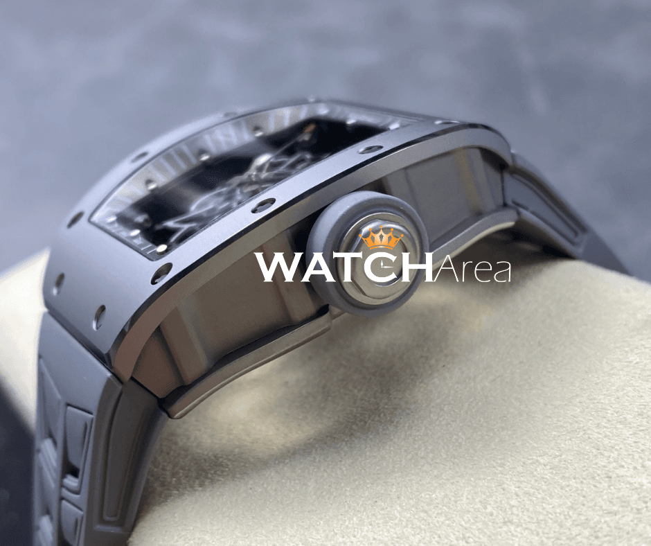 Richard Mille "Bubba Watson" Limited - Silver Rubber Strap 3