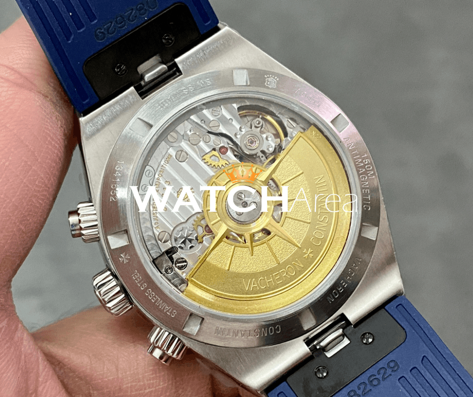 Vacheron Constantin - Overseas/Chronograph - Blue Dial - SS Case - Blue Rubber Strap 4