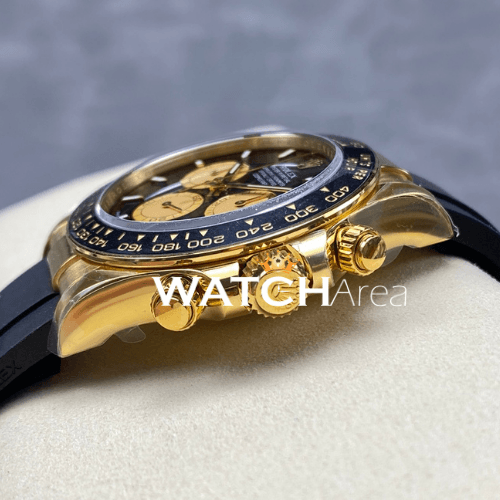 Rolex - Daytona - Black/YG Dial - Black Oysterflex Rubber Strap 3
