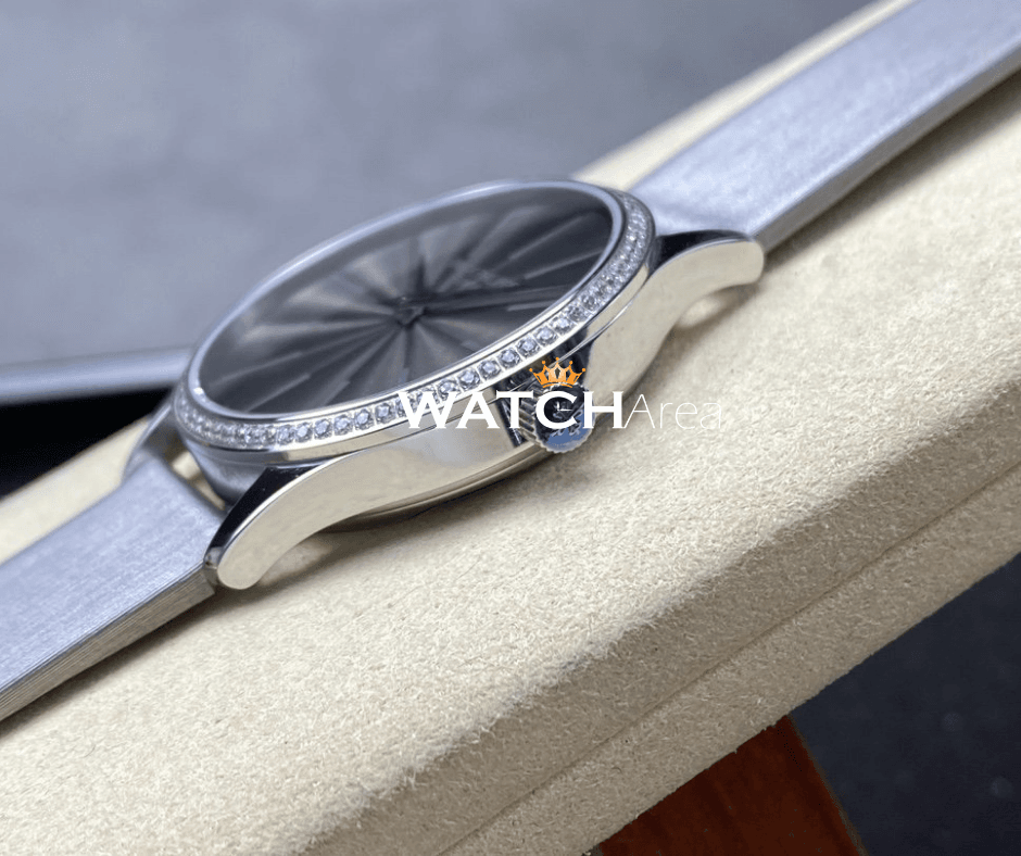 Patek Philippe Calatrava - Gray Dial - Satin Strap 5