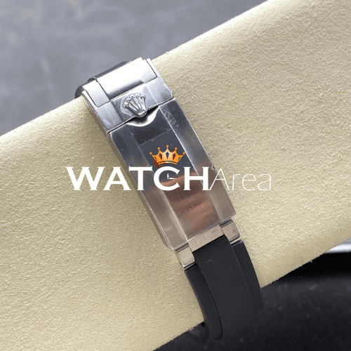 Rolex - Daytona - Black/Silver Dial - Black Oysterflex Rubber Strap 5