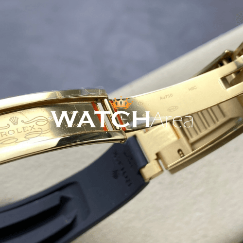 Rolex - Daytona - Black/Gold Dial - Black Oysterflex Rubber Strap 5