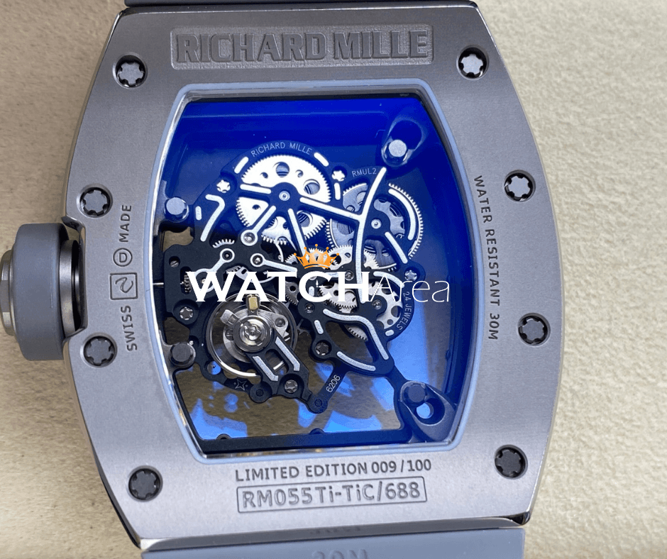 Richard Mille "Bubba Watson" Limited - Silver Rubber Strap 5
