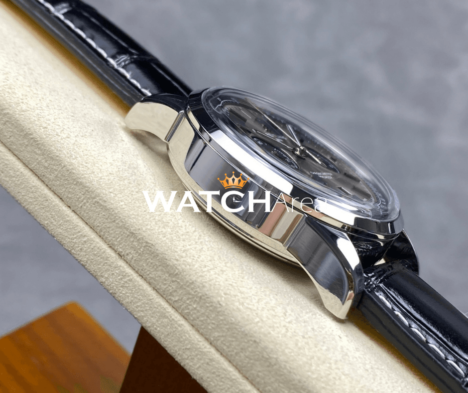 Breitling Chronometer Premier - Gray Dial - Black Leather Strap 5