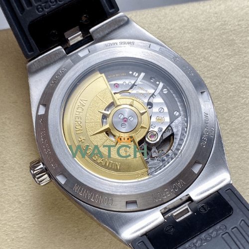 Vacheron Constantin - Overseas/Moon Phase - White Dial - Black Rubber Strap 7