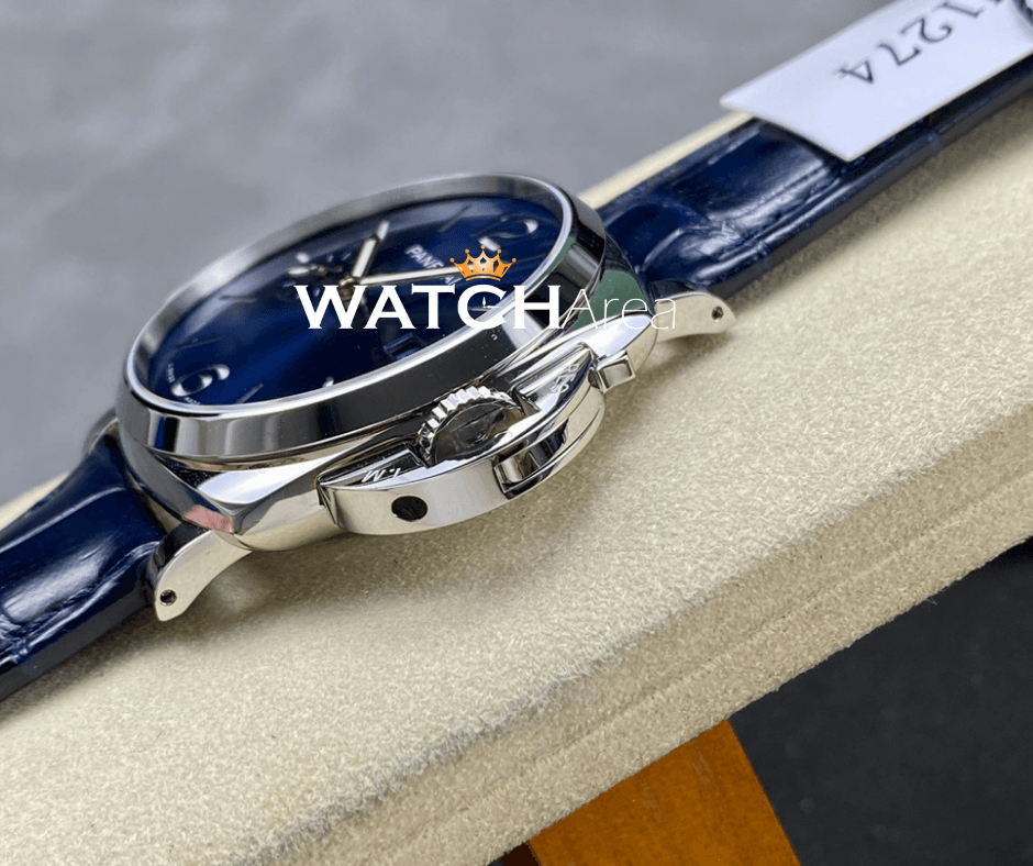 Panerai Luminor Due - Blue Dial - Blue Leather Strap 4