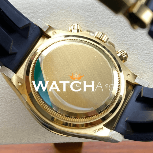 Rolex - Daytona - YG/Black Dial - Black Oysterflex Rubber Strap 6