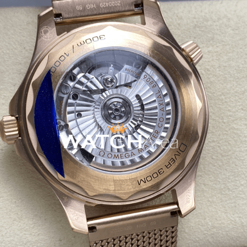 Omega - Seamaster - Black Dial - BG Milanese Strap 7