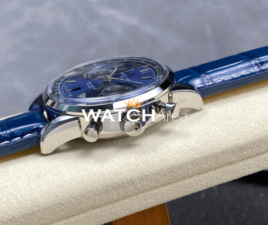 Breitling Chronometer Premier - Blue Dial - Blue Leather Strap 4