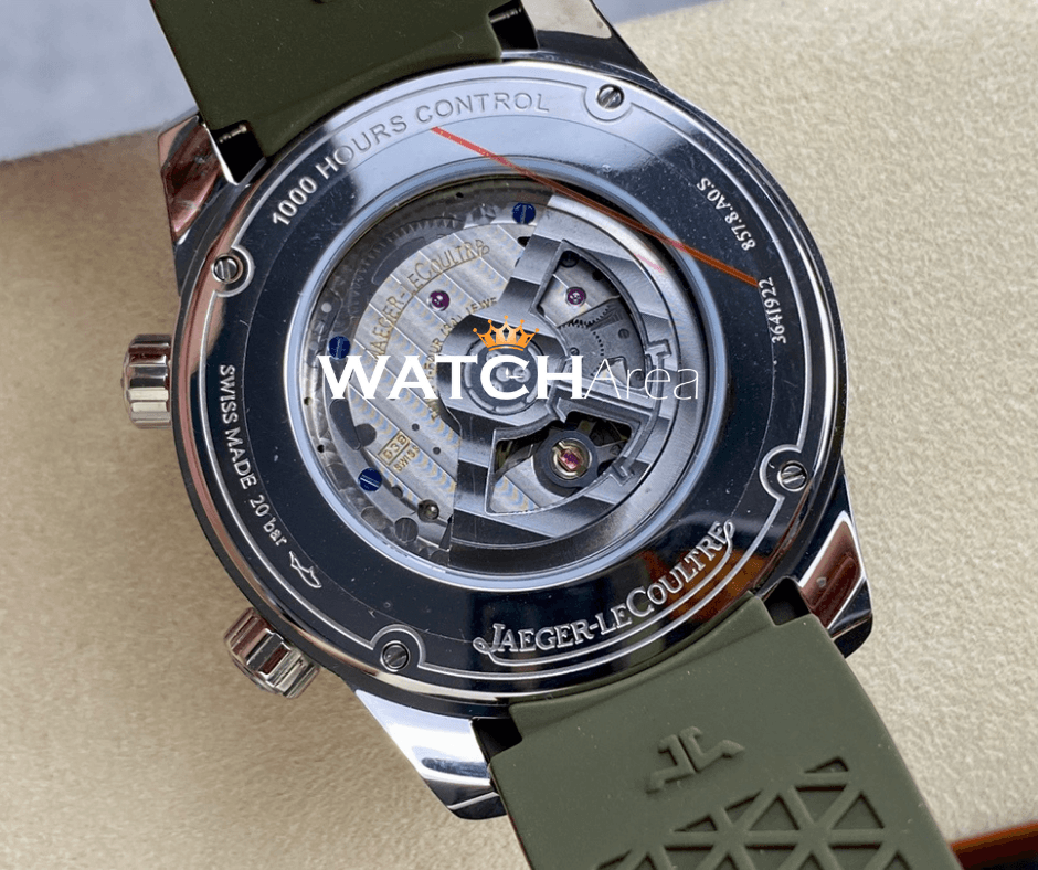 Jaeger-LeCoultre Polaris Date - Green Dial - Green Rubber Strap 5