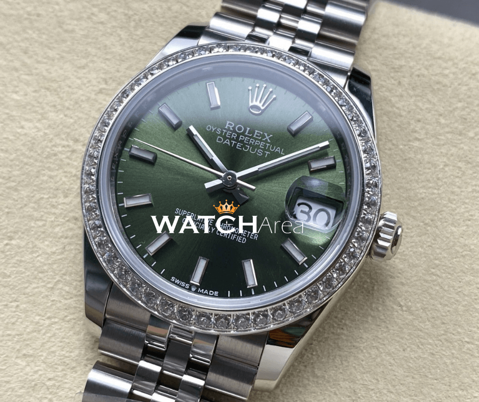 Rolex Datejust 31 - Green Dial - Jubilee Strap 2