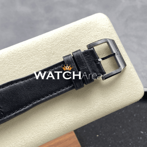 IWC - Pilot's Watch - Black Dial - Black Leather Strap 6