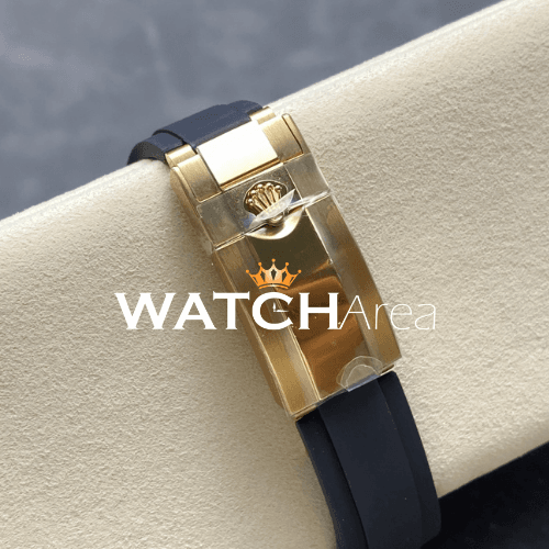 Rolex - Daytona - Gold/Meteorite Dial - Black Oysterflex Rubber Strap 5