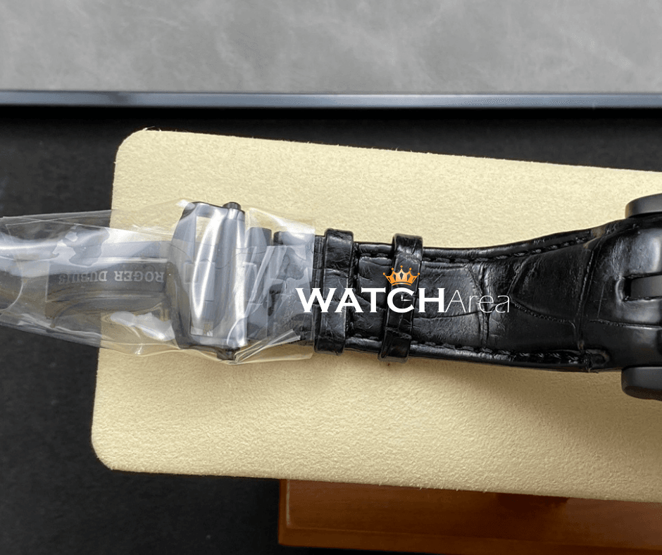Roger Dubuis Excalibur - Black Titanium Case - Black Leather Strap 6