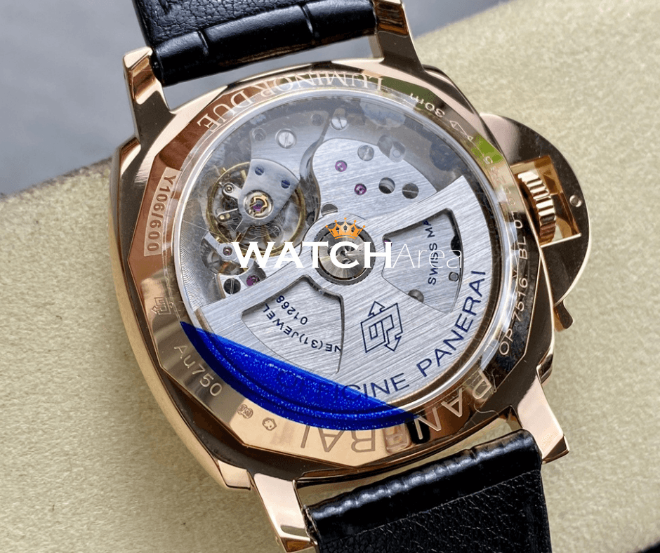 Panerai Luminor Due - White Dial - Black Leather Strap 6