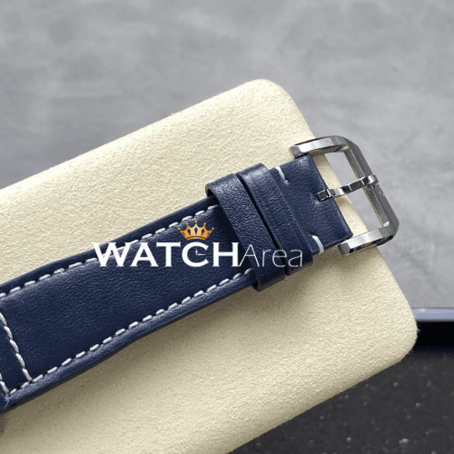 IWC - Pilot's Watch - Blue Dial - Blue Leather Strap 6