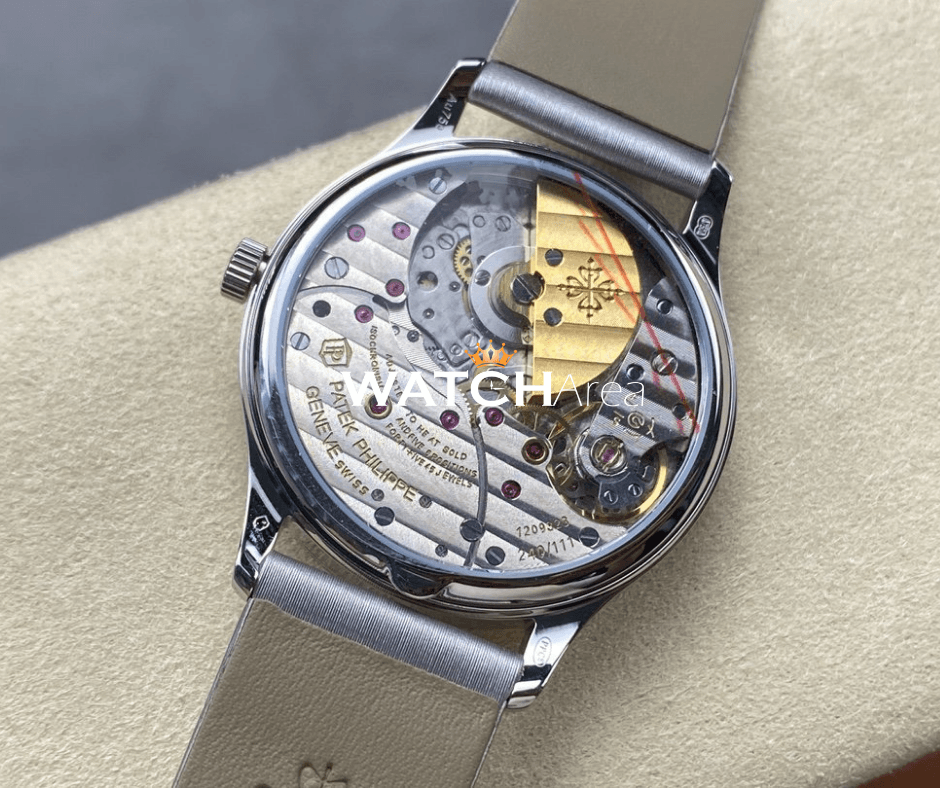 Patek Philippe Calatrava - Gray Dial - Satin Strap 8