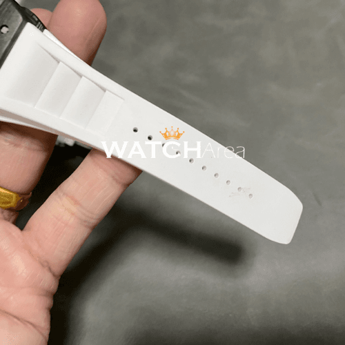 Richard Mille - RM 055 - Transparent Skeleton Dial - White Rubber Strap 4