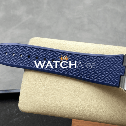 Vacheron Constantin - Overseas/Moon Phase - Blue Dial - Blue Rubber Strap 6