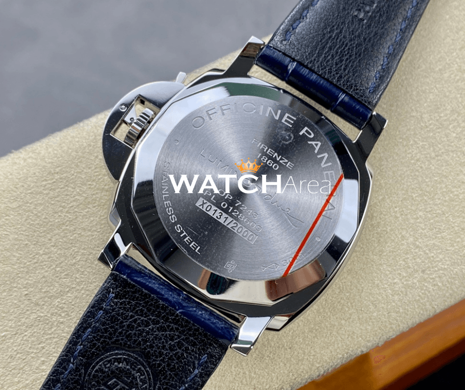 Panerai Luminor Due - Blue Dial - Blue Leather Strap 6