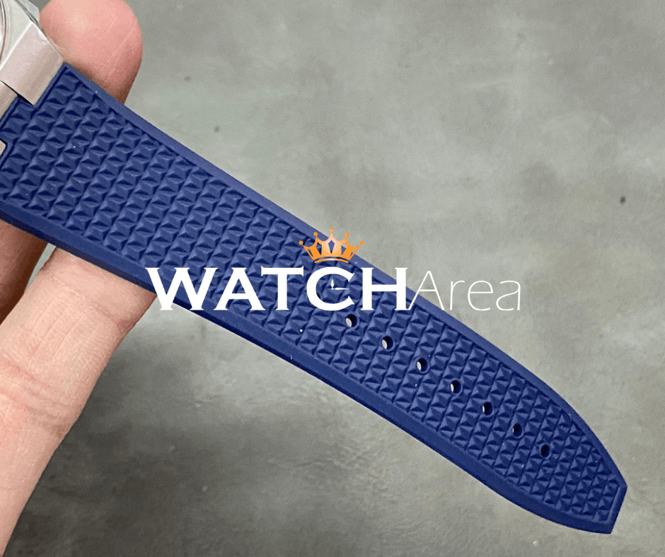 Vacheron Constantin - Overseas/Chronograph - Blue Dial - SS Case - Blue Rubber Strap 6