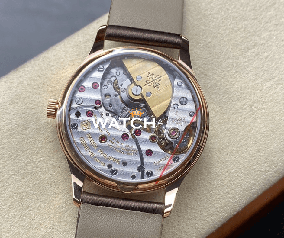 Patek Philippe Calatrava - Brown Dial - Satin Strap 8