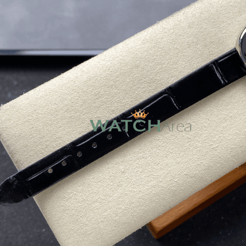 Cartier - Baignoire - White Dial - Black Leather Strap 6