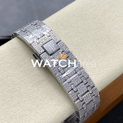 Audemars Piguet - Royal Oak - Moissanite - Gray Dial 5