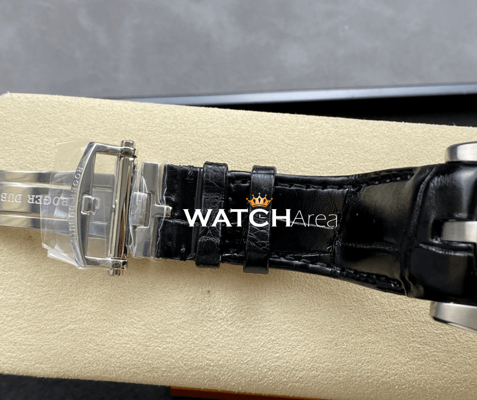 Roger Dubuis Excalibur Limited - SS Case - Black Leather Strap 6