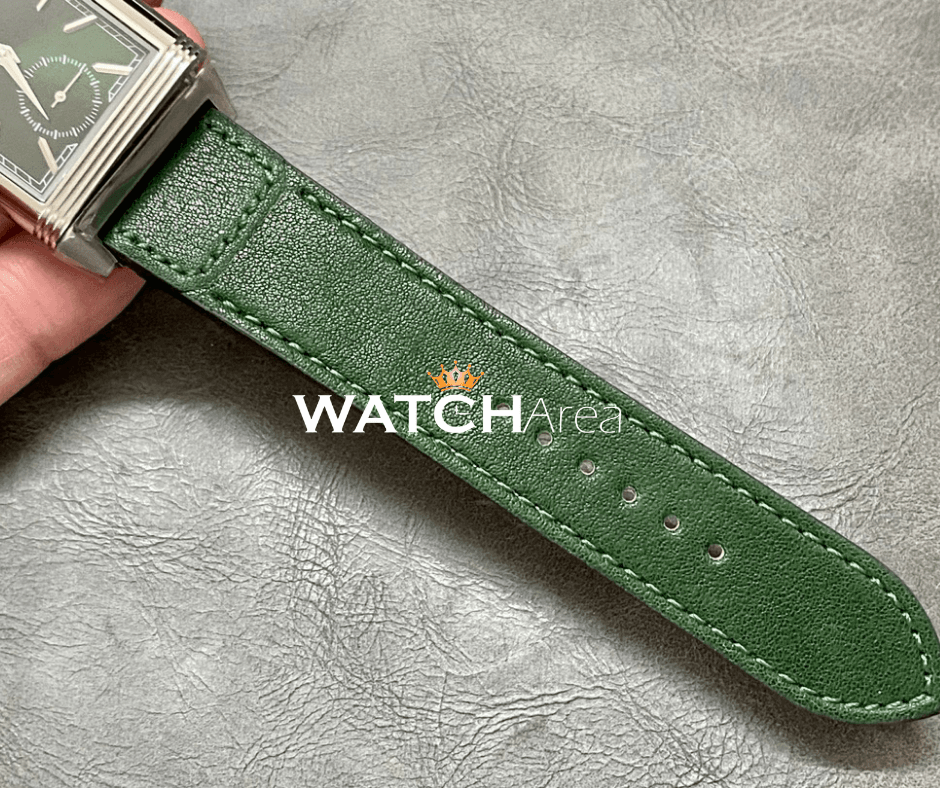 Jaeger-LeCoultre Reverso - Green/White Dial - Green Leather Strap 6