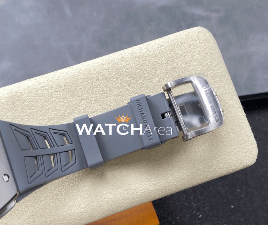Richard Mille "Bubba Watson" Limited - Silver Rubber Strap 6