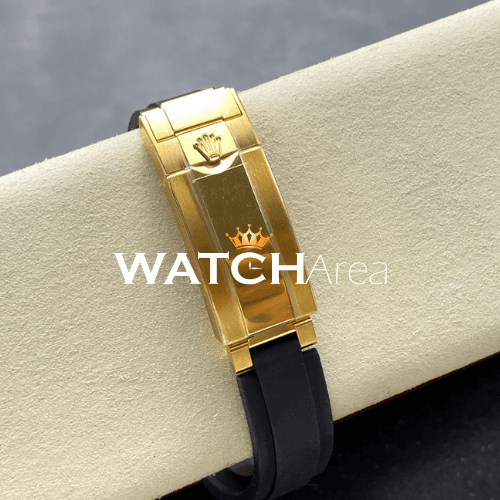 Rolex - Daytona - YG/Black Dial - Black Oysterflex Rubber Strap 5