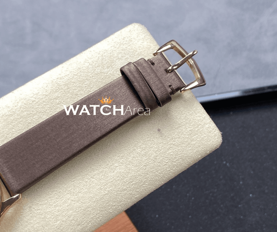 Patek Philippe Calatrava - Brown Dial - Satin Strap 6