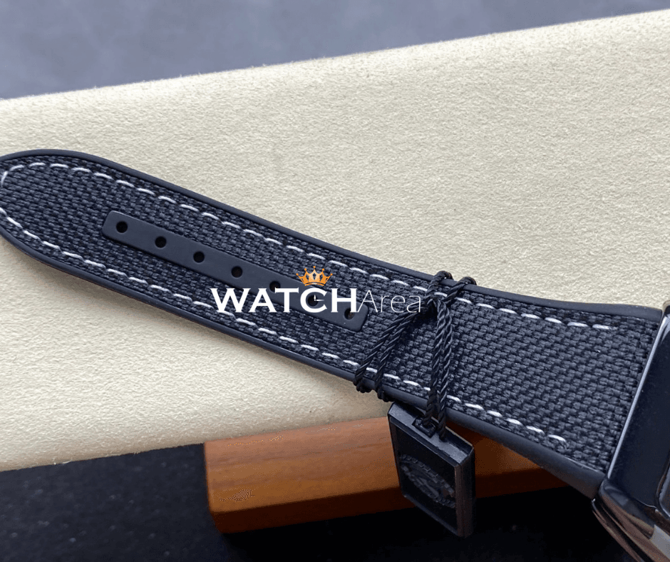 Franck Muller Vanguard - Black Dial - Black Nylon & Rubber Strap 7
