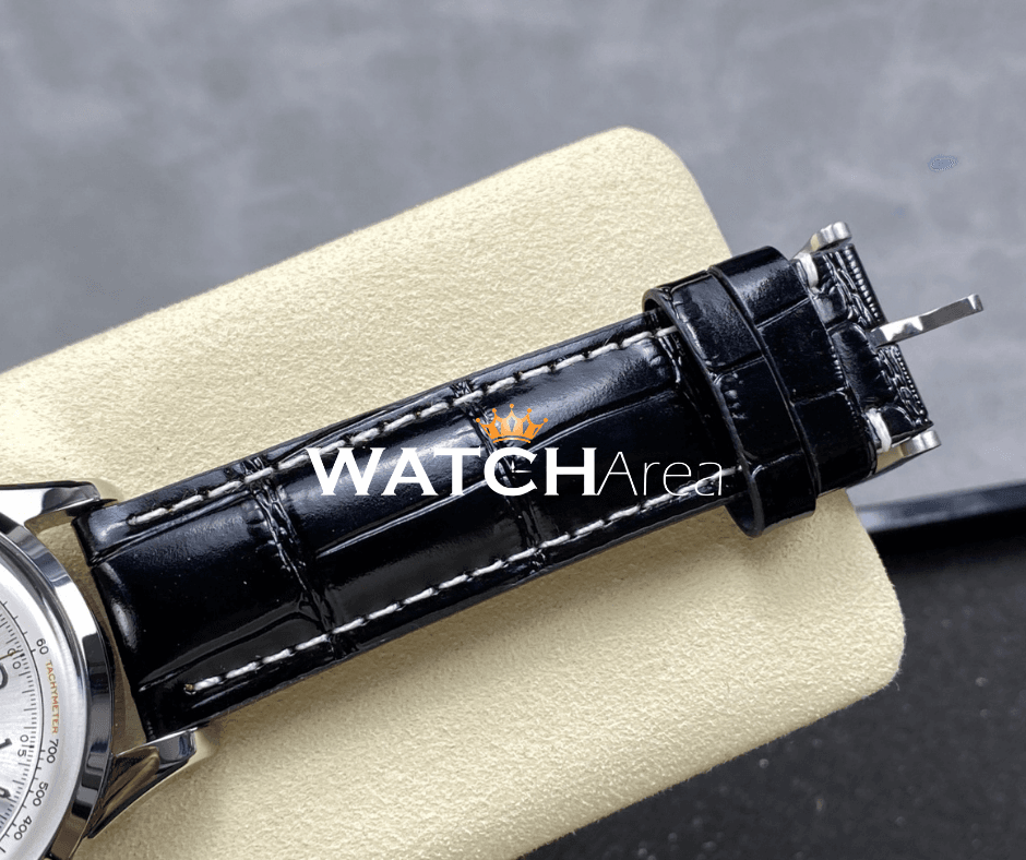 Breitling Chronometer Premier (Ref. AB0930371G1P1). White Dial, SS Case on Black leather strap. 6