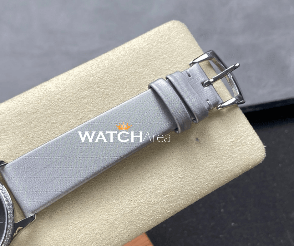 Patek Philippe Calatrava - Gray Dial - Satin Strap 6