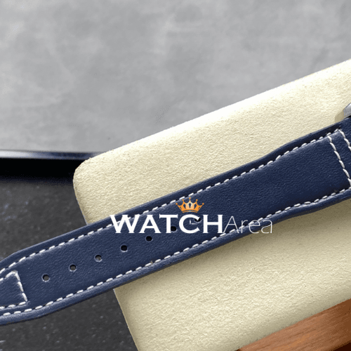 IWC - Pilot's Watch - Blue Dial - Blue Leather Strap 5