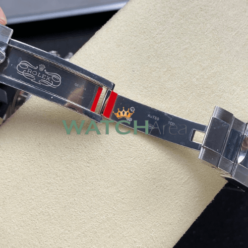 Rolex - Daytona - Silver & Black Dial - Black Oysterflex Rubber Strap 6