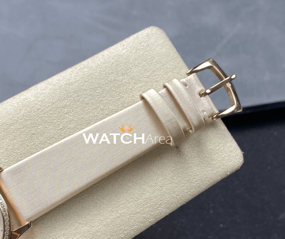 Patek Philippe Calatrava - Cream Dial - Satin Strap 6
