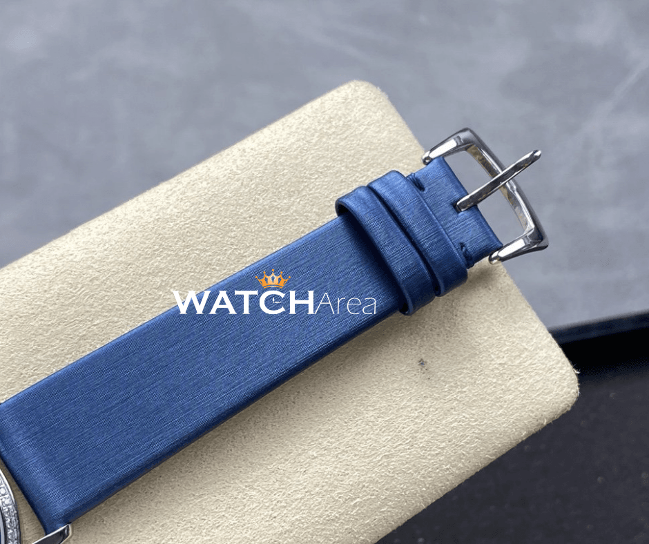 Patek Philippe Calatrava - Blue Dial - Satin Strap 7