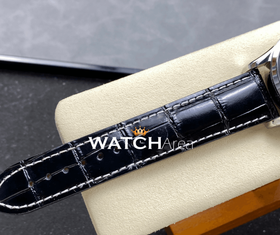 Breitling Chronometer Premier - Gray Dial - Black Leather Strap 8