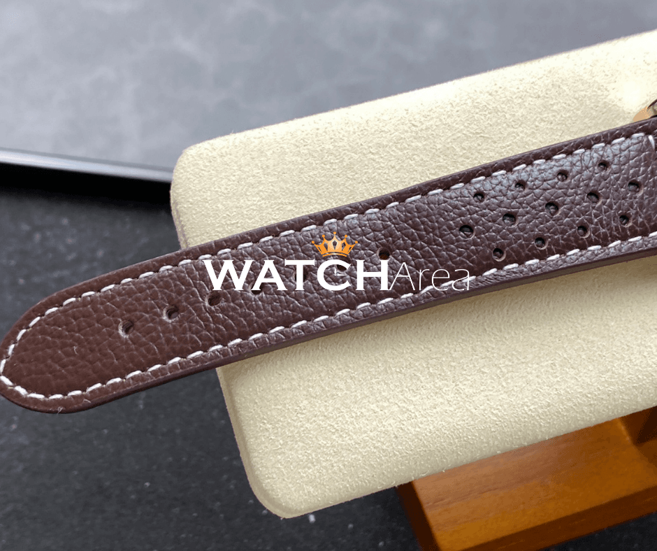 Breitling Chronometer Premier - White Dial - Brown Leather Strap 8