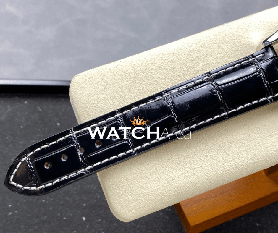 Breitling Chronometer Premier - Silver Dial - Black Leather Strap 8