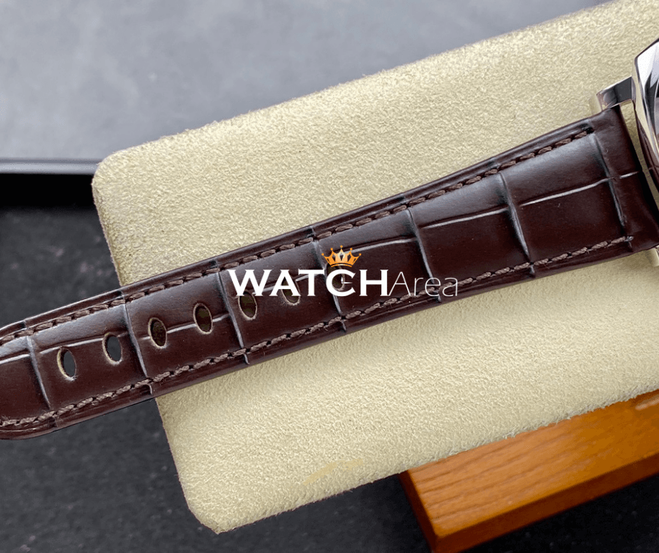 Panerai Luminor Due - Green Dial - Brown Leather Strap 8