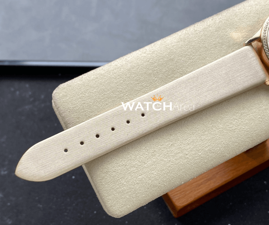 Patek Philippe Calatrava - Cream Dial - Satin Strap 7