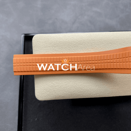 Patek Philippe - Aquanaut - Black Dial - Orange Strap 6