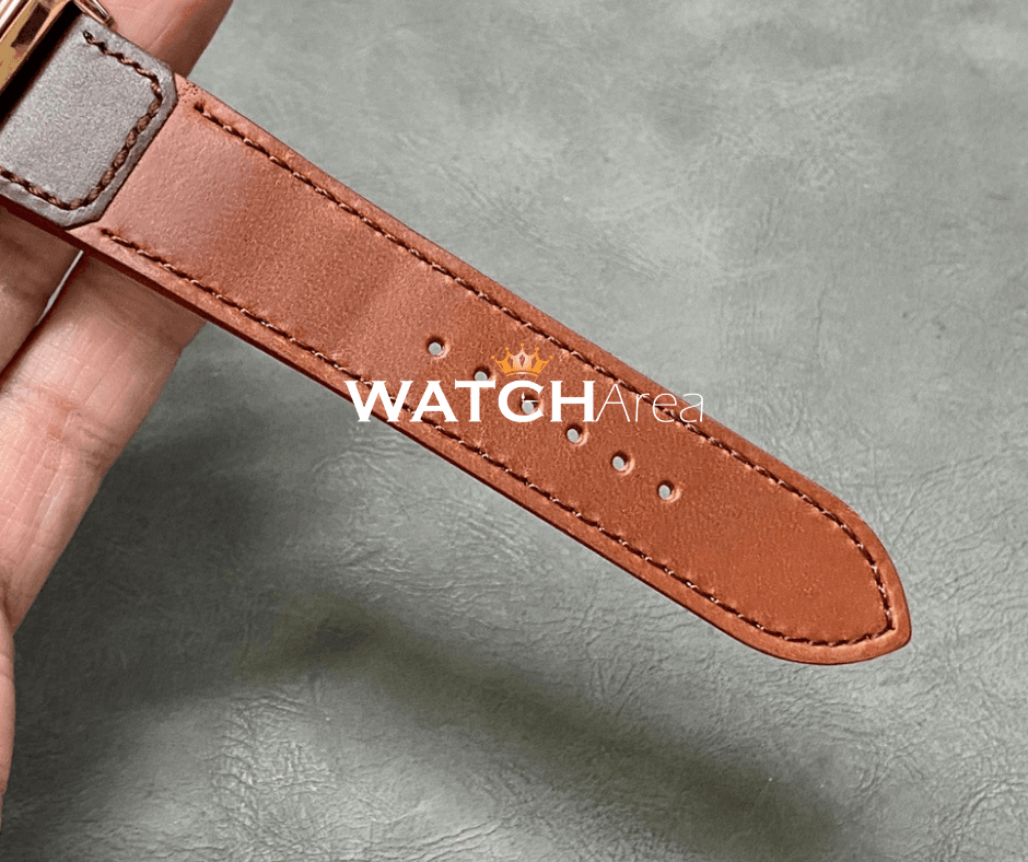 Jaeger-LeCoultre Reverso - Slate Gray/White Dial - Brown Leather Strap 7